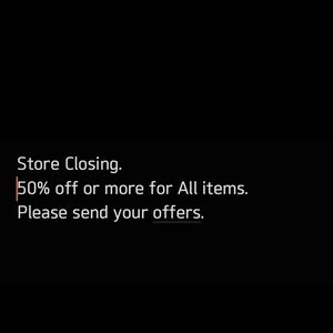 Store Closing Sale ♻️